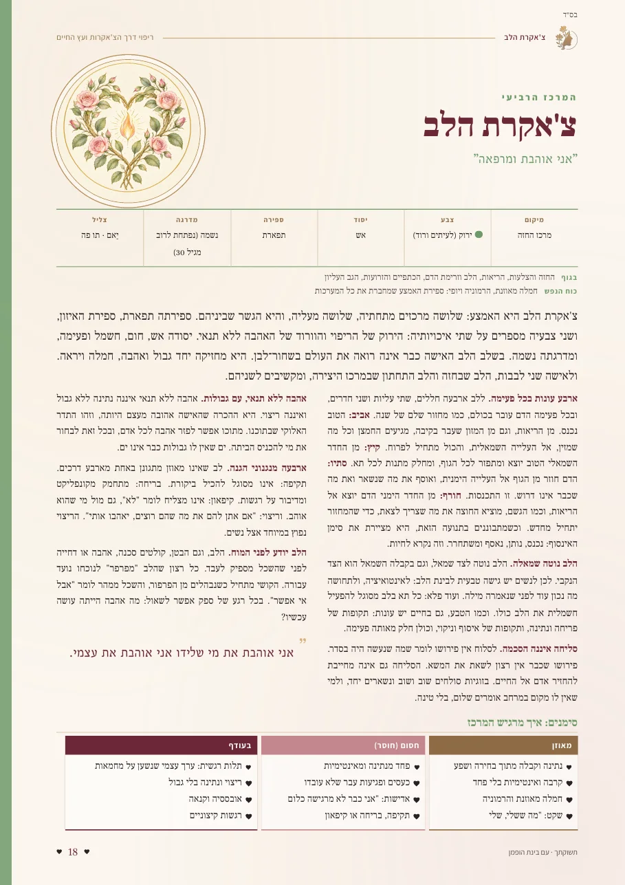 עמוד מתוך החוברת